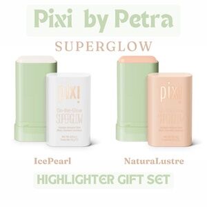 Pixi by Petra Superglow Highlighter Gift Set With Icepearl and NaturaLustre
